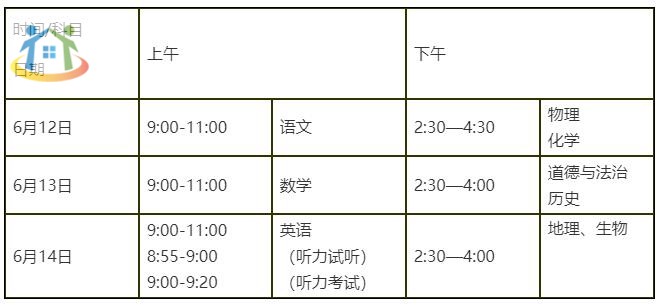 注意！20024年重慶中考科目順序表詳情