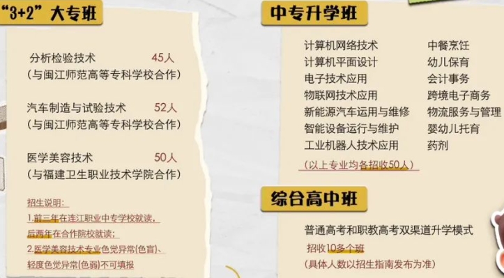 最新！2024年連江職業(yè)中專學校招生簡章已確定！