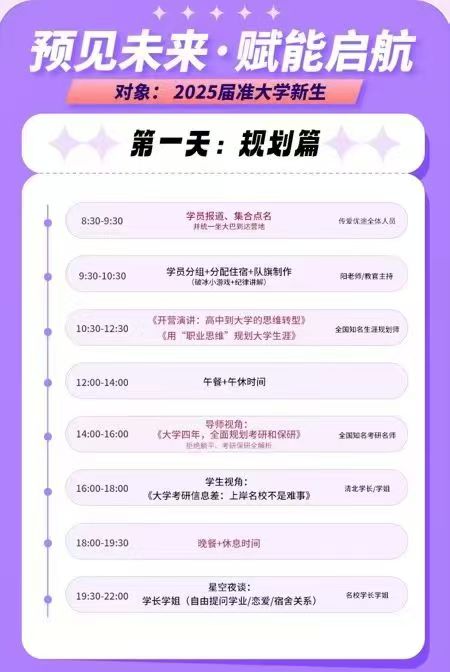 準(zhǔn)大學(xué)生預(yù)備營